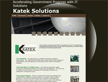 Tablet Screenshot of kateksolutions.com